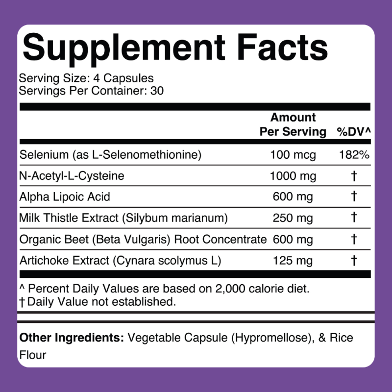 Liver Gallbladder Cleanse (One-Time)  120 Capsules - Image 3