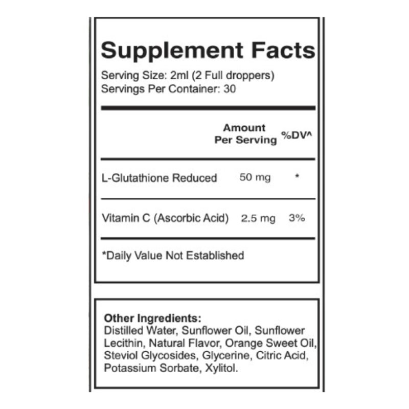 Nano Glutathione Dropper 2oz - Image 3